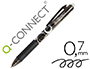 ESFEROGRAFICA Q-CONNECT RETRATIL APAGAVEL 0,7 MM C