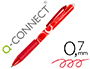 ESFEROGRAFICA Q-CONNECT RETRATIL APAGAVEL 0,7 MM C
