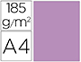 CARTOLINA GUARRO DIN A4 MALVA 185 GR PACK DE 50 FO
