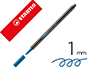 MARCADOR STABILO  AGUARELAVEL PEN 68 METALICO AZUL