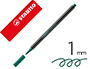 MARCADOR STABILO AGUARELAVEL PEN 68 METALICO VERDE