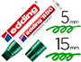 MARCADOR EDDING PERMANENTE 850 VERDE PONTA BISELAD
