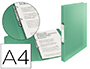 CARPETA ESSELTE 2 ANELLES 25 MM DIN A4 COLOUR ICE POLIPROPIL COLOR VERD