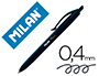 ESFEROGRAFICA MILAN P1 RETRATIL 1 MM TOUCH PRETO