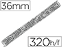 ESPIRAL Q-CONNECT METALICA 64 5:1 36MM 1,2MM CAIXA