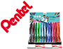 EXPOSITOR ROLLER PENTEL ENERGEL BL107 0,7 MM COM 6