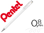 ROLLER PENTEL K108 BRANCO PASTEL 0,8 MM           