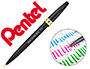 CANETA PINCEL PENTEL ARTIST COR AMARELO