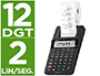 CALCULADORA CASIO IMPRESSORA VISOR LC PAPEL 58 MM 