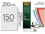 CAPA DE ENCADERNACAO FELLOWES PVC DIN A4 TRANSPARE