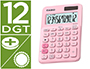 CALCULADORA CASIO MS-20UC-PK SECRETARIA 12 DIGITOS
