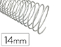 ESPIRAL Q-CONNECT METALICA BRANCO 64 5:1 14 MM 1 M