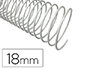 ESPIRAL Q-CONNECT METALICA BRANCO 64 5:1 18MM 1,2M