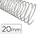 ESPIRAL Q-CONNECT METALICA BRANCO 64 5:1 20MM 1,2M