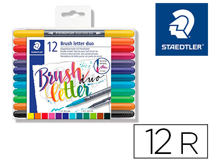 STAEDTLER ESTUCHE ROTULADORES DOBLE PUNTA COLORES SURTIDOS