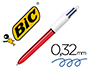 ESFEROGRAFICA BIC QUATRO CORES SHINE VERMELHO PONT