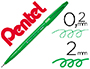 MARCADOR PENTEL BRUSH SIGN PEN COR VERDE