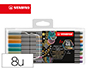 MARCADOR STABILO  AGUARELAVEL PEN 68 METALICO 1 MM