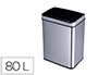 PAPELERA METALICA Q-CONNECT CON SENSOR AUTOMATICO CAPACIDAD 80 LITROS 820X270X400 MM