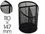 PORTA LAPIS Q-CONNECT METAL REDE PRETA COM 3 COMPA