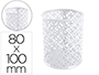 PORTA LAPIS Q-CONNECT METAL REDONDO BRANCO DIAMETR