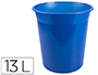 CESTO PLASTICO Q-CONNECT AZUL TRANSLUCIDO 13 LITRO