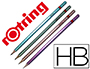 LAPIS DE GRAFITE ROTRING METALLIC HB CORPO CORES S