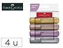 MARCADOR FABER FLUORESCENTE TEXLINER 46 COR METALI