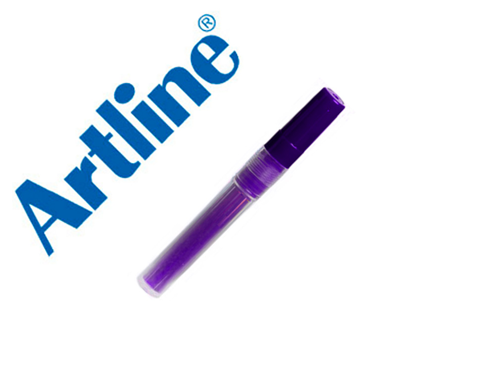 Recambio rotulador artline ek-63r clix fluorescente violeta