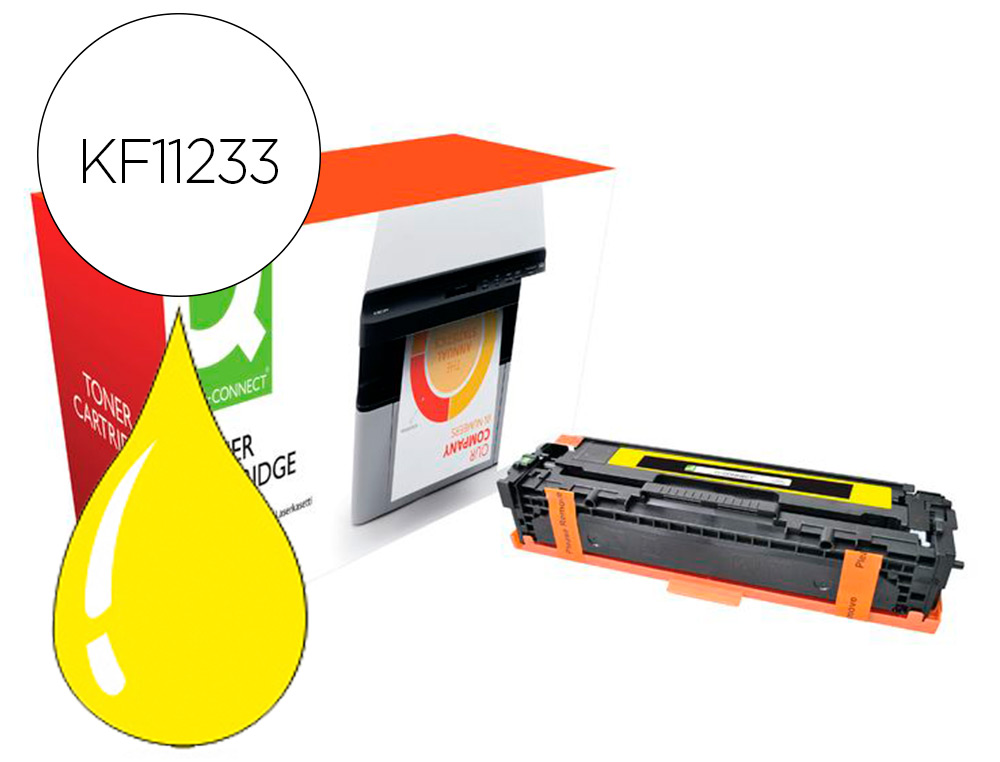 Toner compatible q-connect brother tn421y hl-l8260 / 8360 amarillo 1800 paginas