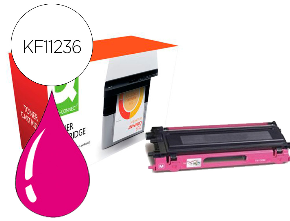 Toner compatible q-connect brother tn423m hl-l8260 / 8360 magenta 4000 paginas