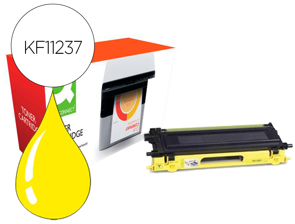 Toner compatible q-connect brother tn423y hl-l8260 / 8360 amarillo 4000 paginas