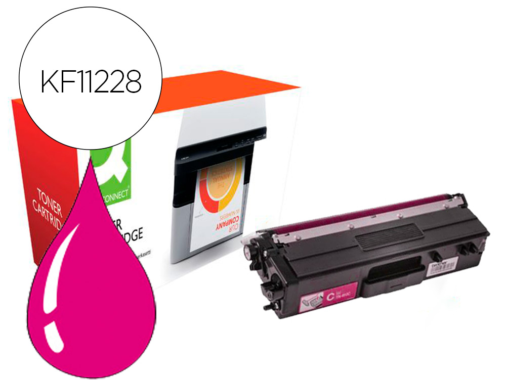 Toner compatible q-connect brother tn910m hl-l9310 magenta 9000 paginas