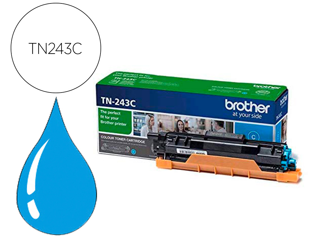 Toner brother tn243c dcp-l3510cdw / hl- l3270cdw / mfc-l3710cw cian 1000 paginas