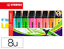 MARCADOR FLUORESCENTE STABILO BOSS 70 ESTOJO DE 8 