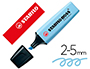 MARCADOR FLUORESCENTE STABILO BOSS 70 PASTEL AZUL