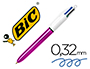 ESFEROGRAFICA BIC QUATRO CORES SHINE ROXO PONTA DE