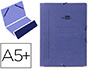 PASTA DE ELASTICOS LIDERPAPEL QUARTO, COM BOLSA AZ
