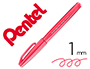 MARCADOR PENTEL BRUSH SIGN PEN COR VERMELHO VINHO