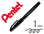 MARCADOR PENTEL BRUSH SIGN PEN COR CINZA CLARO
