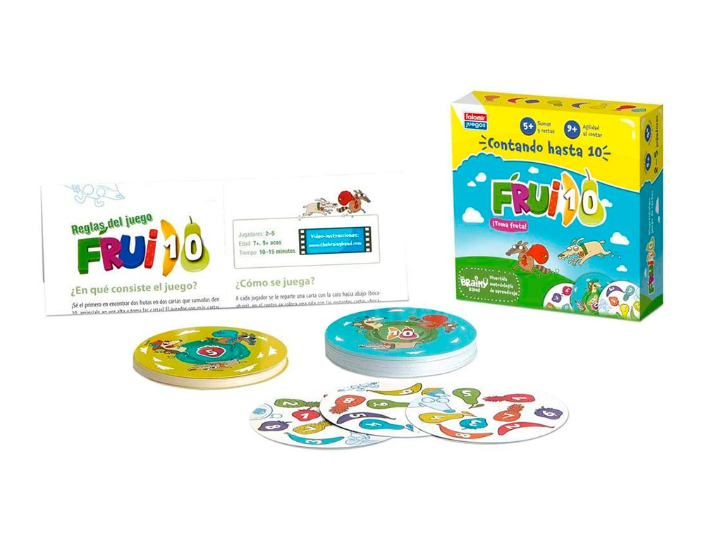 Juego educativo falomir fruit10 contando hasta 10