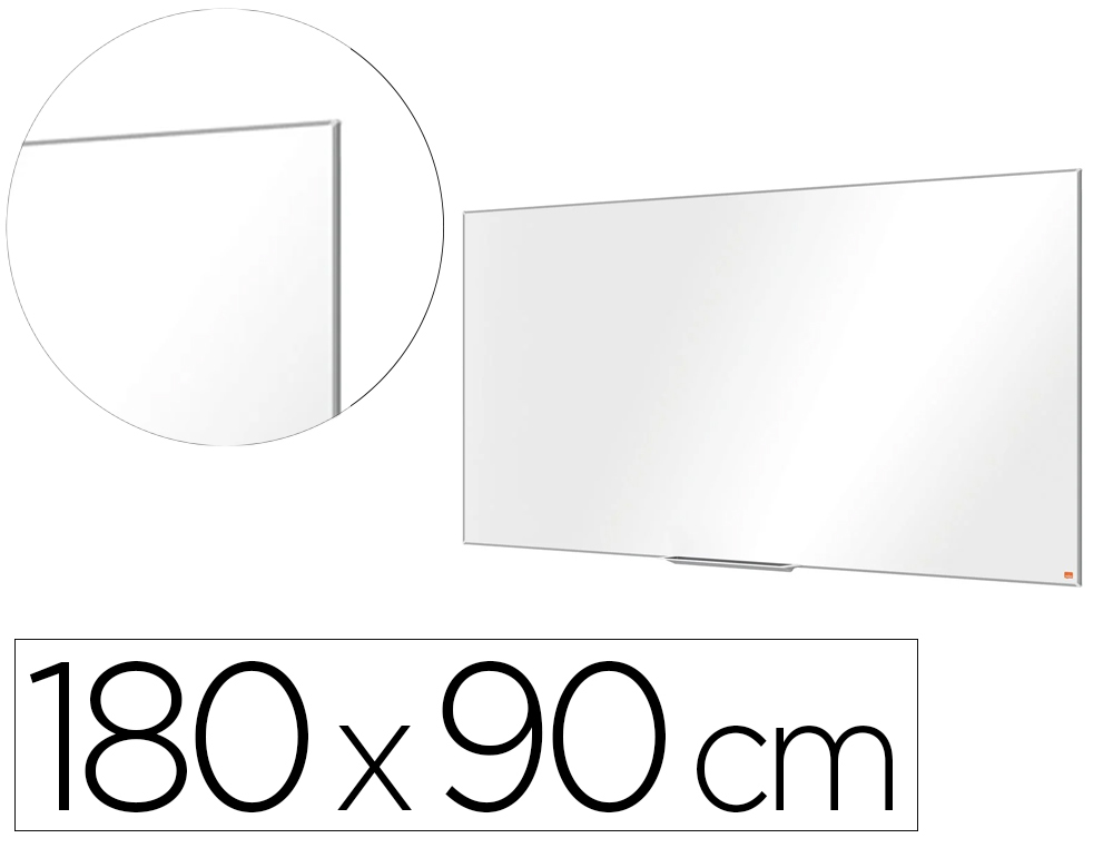 PIZARRA BLANCA NOBO NANO CLEAN IP PRO LACADA MAGNETICA 1800X900 MM