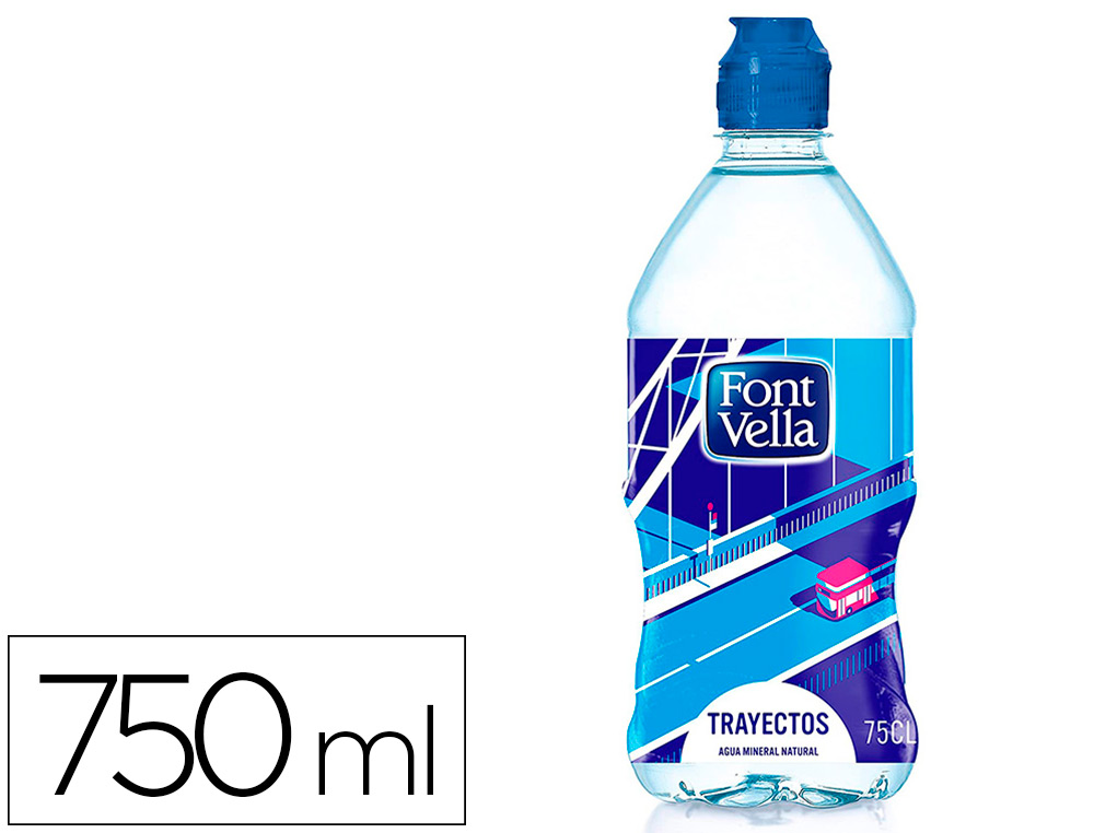 AEROPRINT PRODUCCIONES, S.L.  AGUA MINERAL NATURAL CON GAS FONTER BOTELLA  DE 500ML