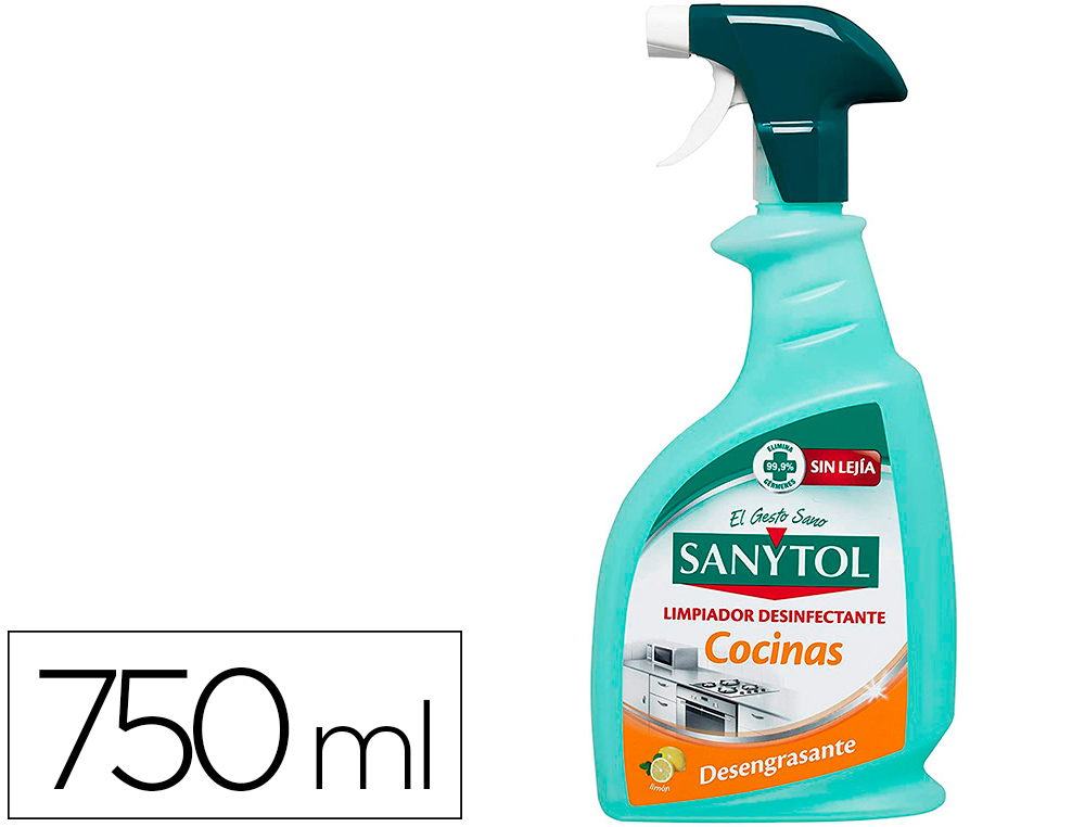 Limpiador desinfectante Sanytol Cocinas 750ml