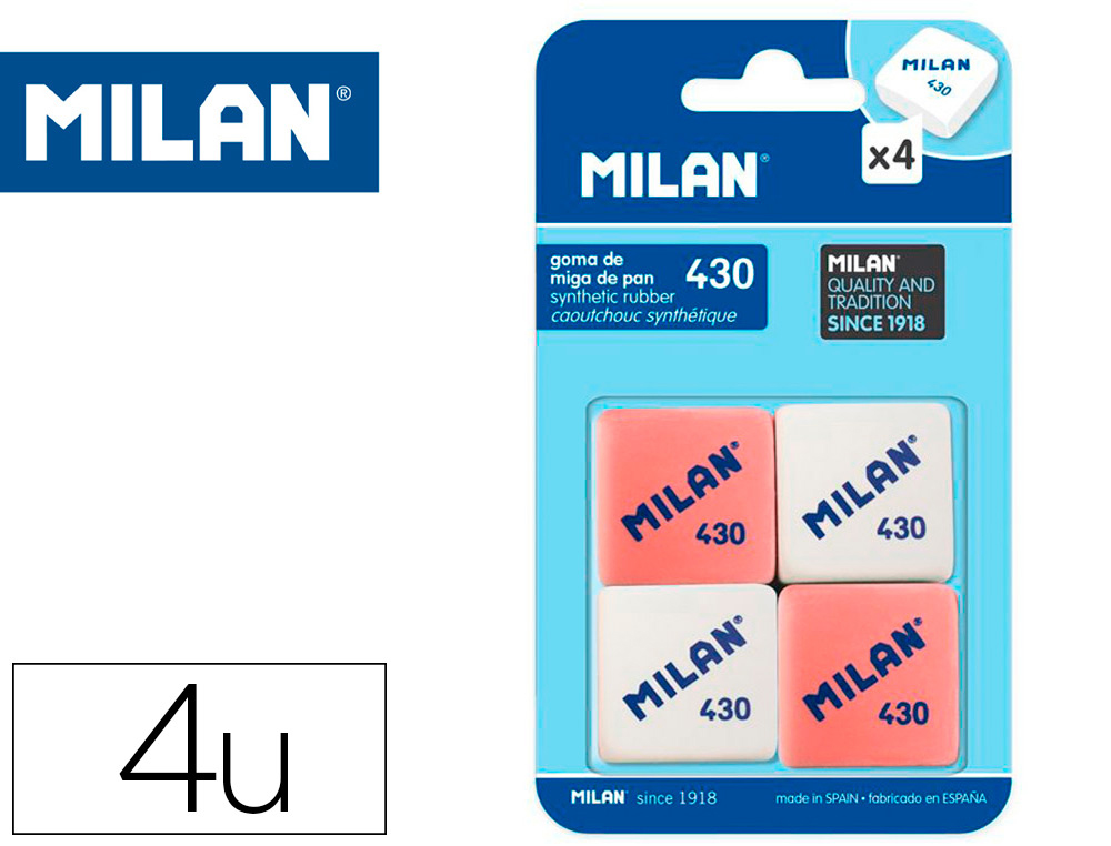 10 gomas de borrar MILAN 430