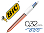 ESFEROGRAFICA BIC QUATRO CORES SHINE OURO ROSA PON