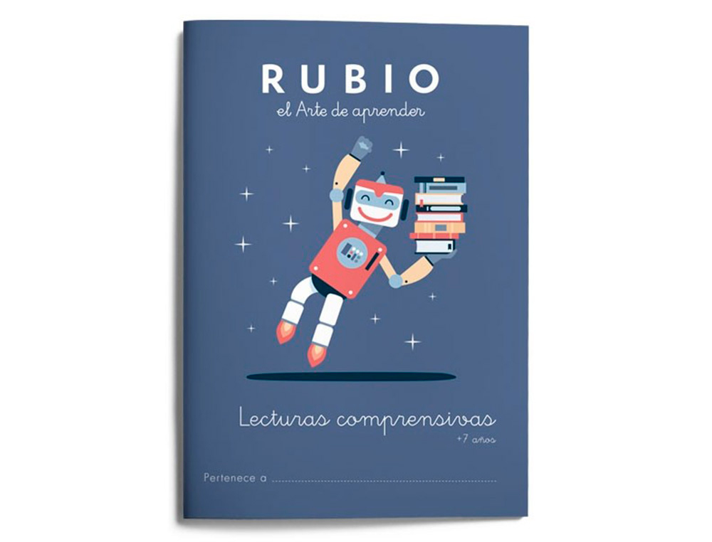 PAPELERIA DIEGO  CUADERNO RUBIO LECTURAS COMPRENSIVAS + 7 AÑOS