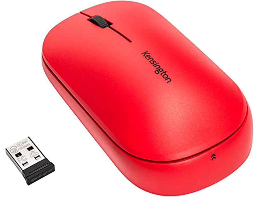 RATON KENSINGTON INALAMBRICO SURETRACK DUAL COLOR ROJO