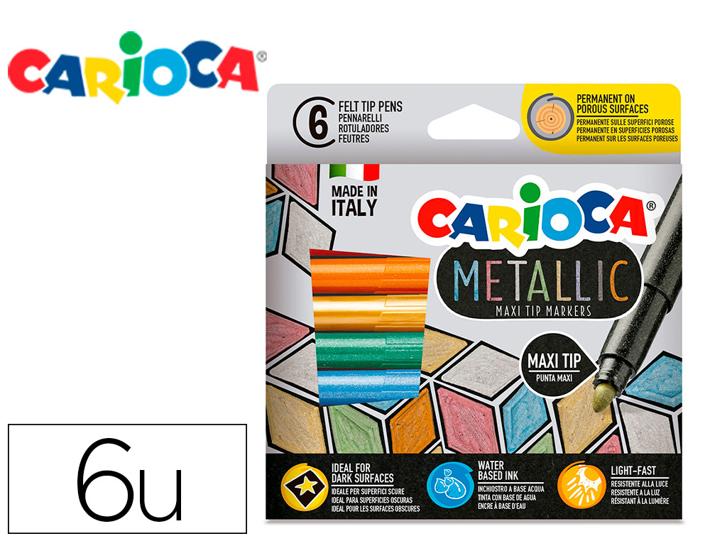 Rotulador carioca baby 2 años caja 12 colores surtidos