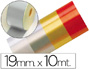 FITA FANTASIA PRATA 10MTX19MM